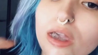 Playing with Cum