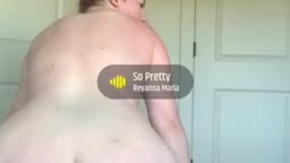 Redhead Twerks Naked For Daddy