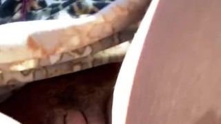 Driving with no panties on 