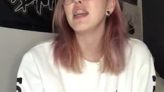 POV talking about college + smoking a bong 