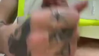 Some cum at work hehe