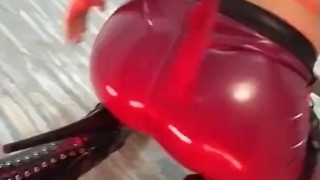 Worship My Juicy Latex Ass Domina Katrix