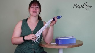 Toy Review - Chrystalino Tail Glass Butt Plug with Tail / Whip, Courtesy of Peepshow Toys!