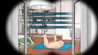 Sex Note Yoga Slutty Milf in Action