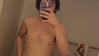 Twink showing body off after shower