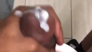 Black Stud Cums Everywhere!
