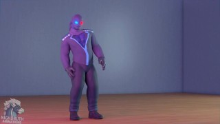 Wao's Sudden hyper muscle growth animation