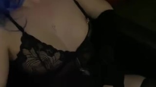 Getting my pussy dripping before I ride my dildo 