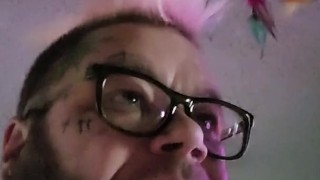 Sniffing Panties in front of wife
