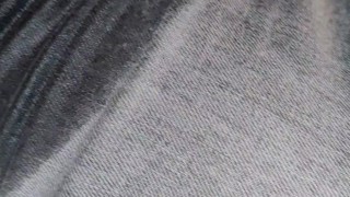 Wetting Jeans On Toilet Bowl