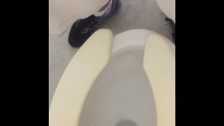 Attempting to Jerk in Park Bathroom but Kept Getting Interrupted 
