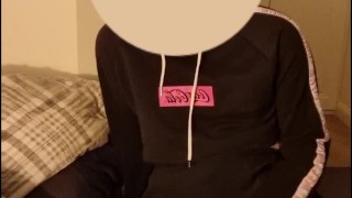 Femboy milks himself in thigh highs 