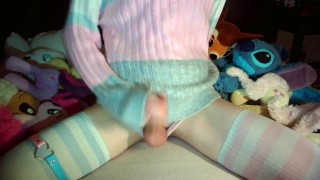 TCD Kiara, Cute femboy sprays cum for you.