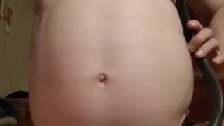 Bloating with... my mouth) 