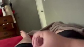 I cum all over myself