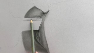 Doggy fucked and ass fingered PENCIL ART PORN