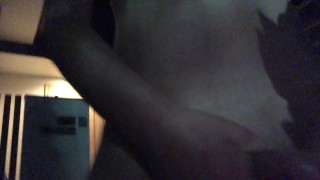 Walk around with a naked erection at midnight - 深夜に近所を全裸勃起で徘徊／誰ともエンカウントしない時の方が勃起しやすい／0418／晴れ