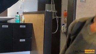 Blowjob Swallow with lipstick