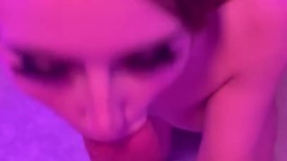 Beautiful blonde teen babe fucks her horny college professor and eats the cum off his dick to pass
