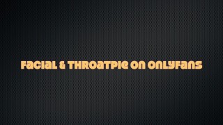 HUGE Cumshot Facial & Throatpie for Busty Teen Pornstar with Inverted Blowjob