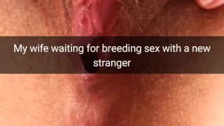 My wife ready for knocking up by any stranger - Cuckold Snapchat Captions