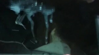 Ejac explosive sur le mirroir