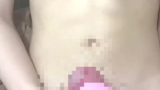 電マを当て続けてたら気持ち良すぎて射精