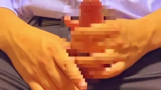 変態男子Yシャツ姿でオナニー❤︎（4K縦長動画）