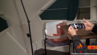 Girl Gets Fucked by An Unkown Guy, While Watching Porn in VRGlasses and Masterbating -OelalaMaryLove