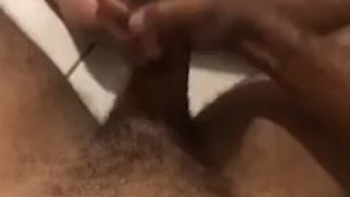 hung twink jerks off and cums massive load on bathroom floor
