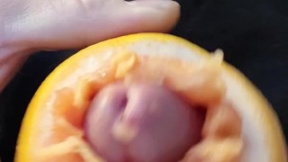 First Time Fucking A Grapefruit.