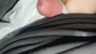 Playing in my very wet diaper