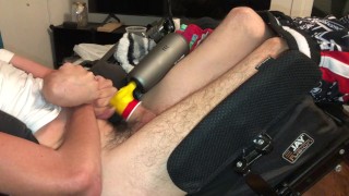 Explosive Orgasm Using Percussion Massager Vibrator Quadriplegic