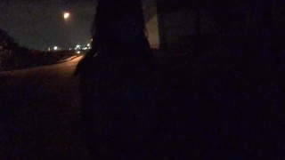 深夜の全裸散歩。