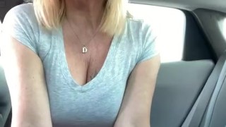 Enjoying my backseat and fingers!!!
