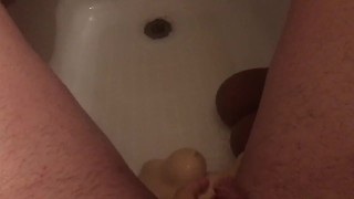 I Fuck My 2 Sex Toys And Moan While In The Shower