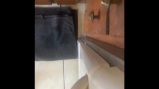 HUGE DICK PISSING PEE ON TOWEL ON FLOOR HD DADDYREVAN