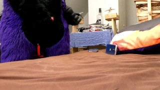 Lucer fucks his pussy toy 💜💦