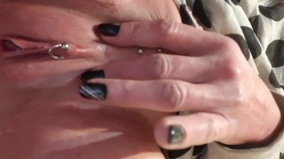 Pierced Pussy Pissing