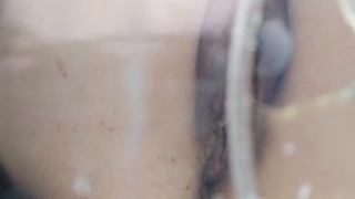 Nicoletta can't hold back and pisses on your face in a public garden - Wonderful upskirt pee