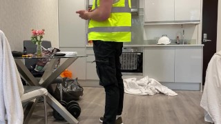 Essex Builder Wanking After Work Home Alone Part 1 of 3 @AlphaMaleXXL