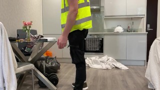 Essex Builder Wanking After Work Home Alone Part 1 of 3 @AlphaMaleXXL