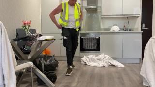 Essex Builder Wanking After Work Home Alone Part 1 of 3 @AlphaMaleXXL