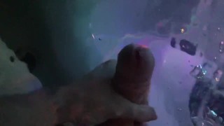 Eric cum under water in pool