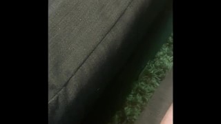 SNEAKY PEE ON FLOOR AND BETWEEN COUCH PISSING PEE DADDYRevan