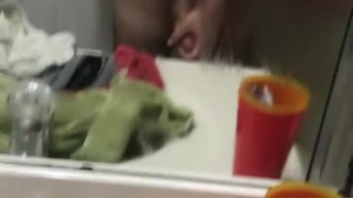 Jacking off Before shower 