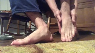 Feet play. Wish this was you? 