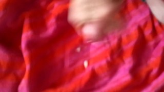 Home alone with hard orgasm!