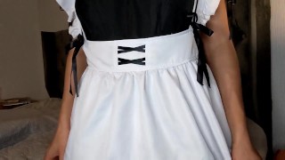 Naughty japanese maid wanna your attention