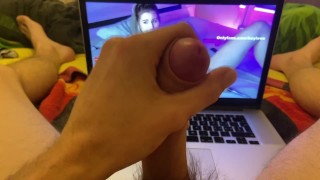 I watch porn on chaturbate and cum huge